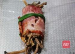五彩培根茶树菇卷的做法图解11