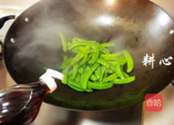 荷兰豆炒叉烧的做法图解8