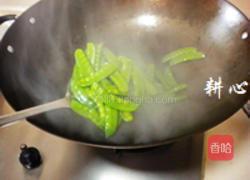 荷兰豆炒叉烧的做法图解9