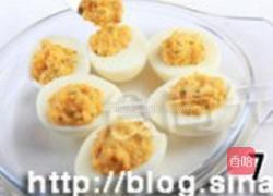 蟹肉魔鬼蛋的做法图解7