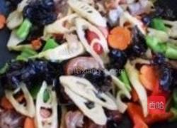 杂蔬炒猪蹄的做法图解5