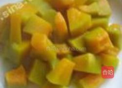 红豆沙南瓜糕的做法图解1
