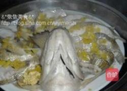 孔雀开屏蒸鲈鱼的做法图解6