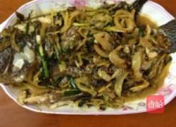 酸菜焖鱼的做法图解5