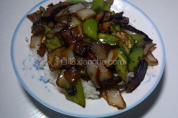 小炒腊肉盖饭