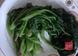 姜汁海虹菠菜的做法图解4