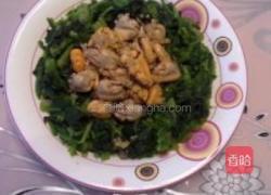 姜汁海虹菠菜的做法图解5