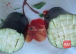 蒜泥菊花茄子的做法图解4