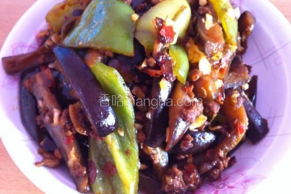 红烧肉末茄子