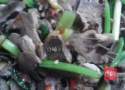 芹菜炒猪心的做法图解4