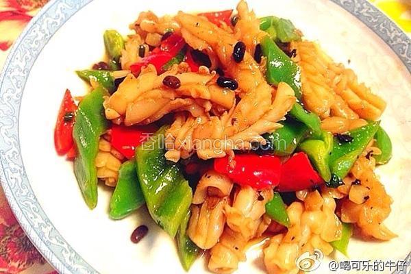 豉椒炒鱿鱼