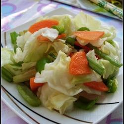 塞北版老虎菜的做法[图]
