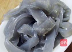 香菇酱拌乌鱼花凉粉的做法图解4