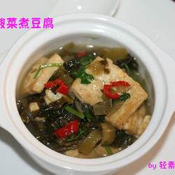 子姜酸菜煮豆腐的做法[图]