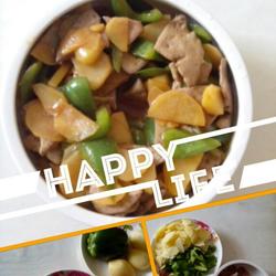 柿子椒土豆炒猪肝的做法[图]