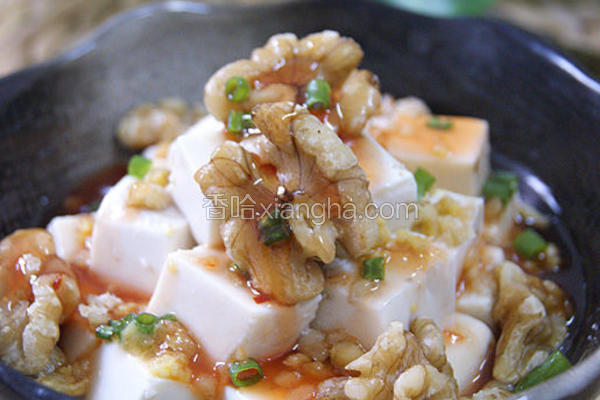 核桃蛋黄豆腐