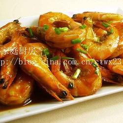豉油烧大虾的做法[图]