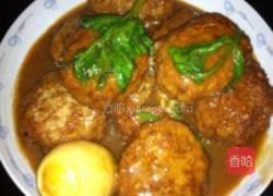 红烧丸子的做法图解2