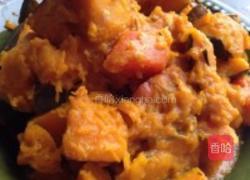 南瓜烧胡萝卜的做法图解3