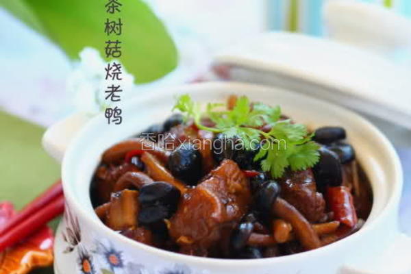 茶树菇烧老鸭