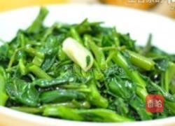 蒜炒空心菜的做法图解1