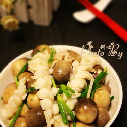 鲜鱿草菇的做法[图]