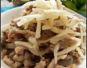 白萝卜炒肉丝[图]