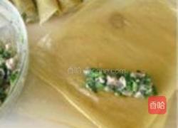 荠菜腐衣包的做法图解4