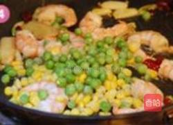 橄榄油甜辣虾仁的做法图解4
