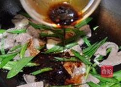 青蒜炒猪肝的做法图解6