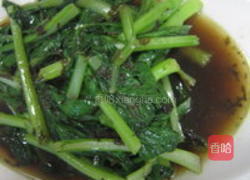 橄榄菜炒油菜的做法图解5