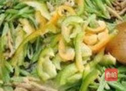 扁豆炒肉丝的做法图解5