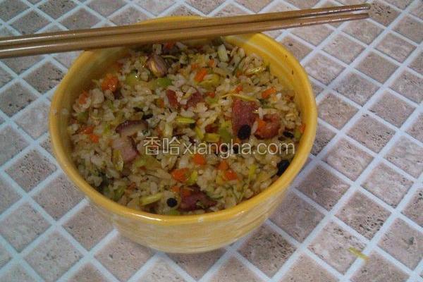 广式双腊炒饭