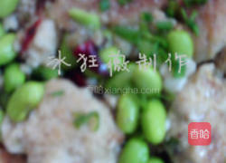 豆腐肉饼烧毛豆的做法图解5