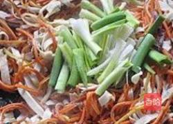 干胡萝卜丝炒豆皮的做法图解5