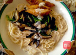 白酱龙利鱼柳意面的做法图解6