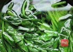 芥末菠菜墩的做法图解4