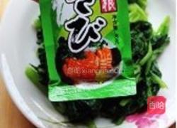 芥末菠菜墩的做法图解5