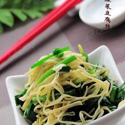 韭菜炒豆腐丝的做法[图]