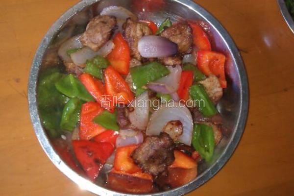 私房菜黑胡椒炒肉