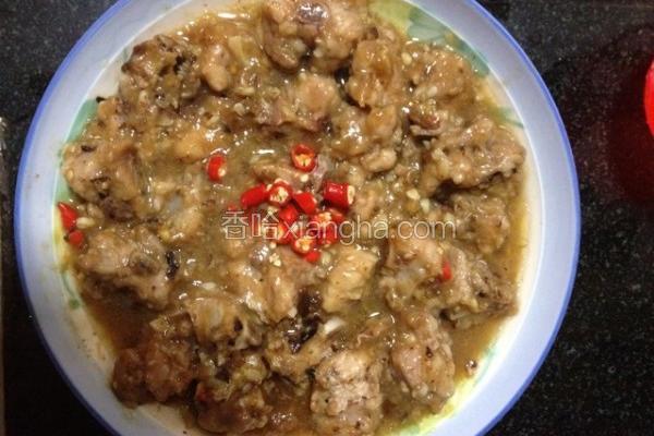 蒜蓉豆豉蒸排骨
