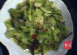 苦瓜炒茭白的做法图解5