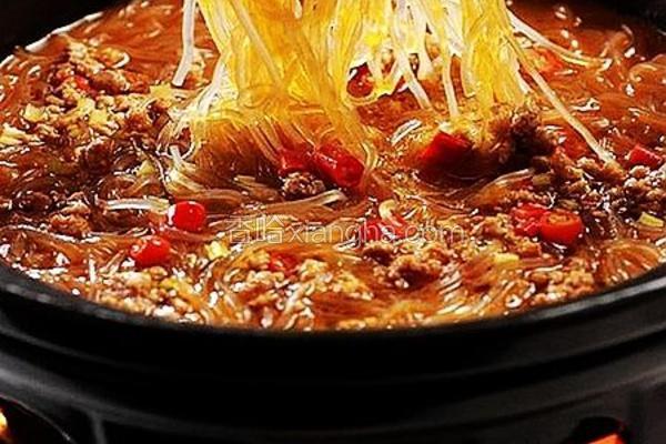 砂锅红薯粉
