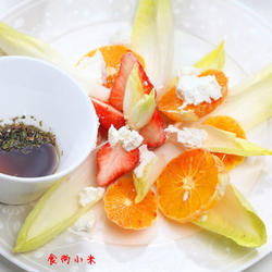 羊奶酪拌菊苣的做法[图]