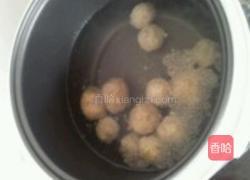 小白菜粉丝贡丸汤的做法图解4