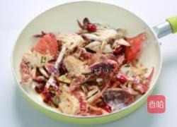 快手香辣蟹的做法图解3