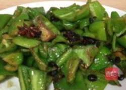 青椒松蘑的做法图解7