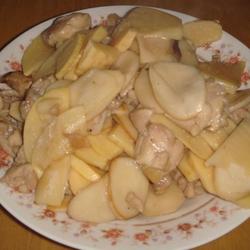 杏鲍菇炒鸡片的做法[图]