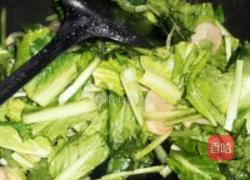 杏鲍菇炒小白菜的做法图解5