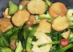 杏鲍菇炒小白菜的做法图解6